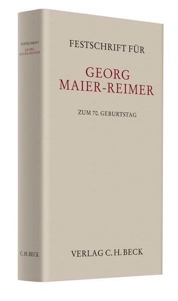 Festschrift für Georg Maier-Reimer zum 70. Geburtstag - Grunewald, Barbara und Harm Peter Westermann