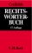 Rechtswörterbuch  17., neubearb. Aufl. - Klaus Weber, Carl Creifelds, Dieter Guntz