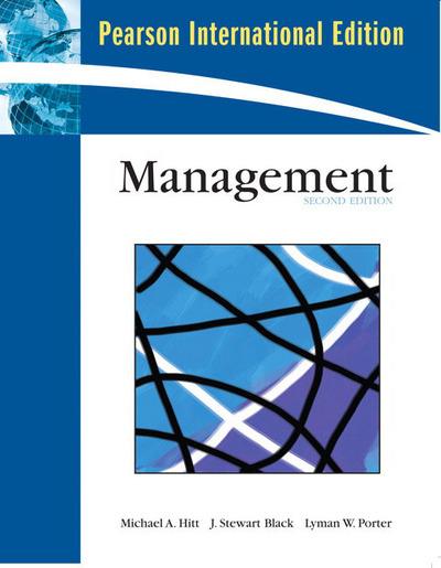 Management: International Edition - Hitt Michael, A., Stewart Black  und W. Porter Lyman