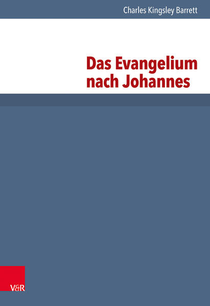 Das Evangelium nach Johannes - Barrett, Charles Kingsley, Charles Kingsley Barrett  und Hans Bald