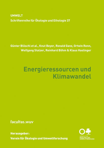 Energieressourcen und Klimawandel - Blöschl, Günter, Knut Beyer  und Ronald Ganz
