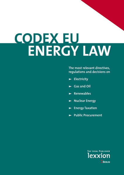 Codex EU Energy Law - Deketelaere, Kurt