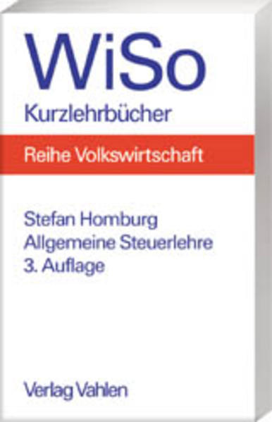 Allgemeine Steuerlehre - Homburg, Stefan
