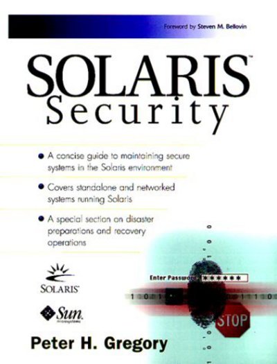 Solaris Security - Gregory Peter, H.