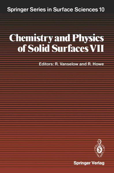 Chemistry and Physics of Solid Surfaces VII - Vanselow, Ralf und Russell F. Howe