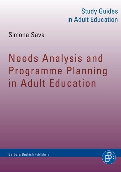 Needs Analysis and Programme Planning in Adult Education - Sava, Simona