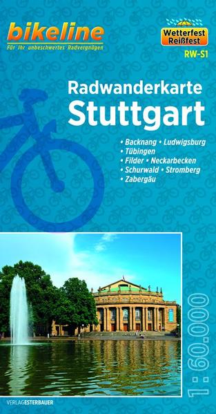 Radwanderkarte Stuttgart RW S1  1., Auflage - Esterbauer Verlag