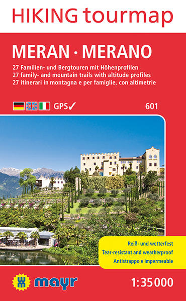 Meran - Merano Hiking tourmap Wander-Tourenkarte 1:35000. GPS-genau. 1., Aufl. - KOMPASS-Karten GmbH