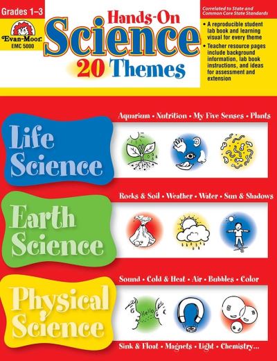 Hands-On Science 20 Themes (Science Works for Kids) - Evan-Moor Educational, Publishers