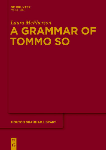 A Grammar of Tommo So - McPherson, Laura