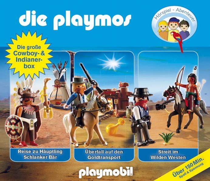 Die Playmos Die große Cowboy- und Indianerbox. - Floff Publishing Florian Fickel David Bredel  und Florian Fickel