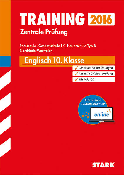 Training Zentrale Prüfung Realschule / Hauptschule Typ B NRW - Englisch mit MP3-CD - inkl. Online-Prüfungstraining - Jenkinson, Paul und Martin Paeslack