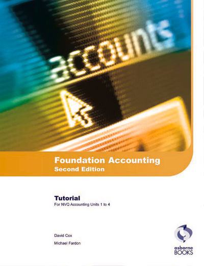 Tutorial (AAT/NVQ Accounting S.) - Fardon,  Michael und  David Cox