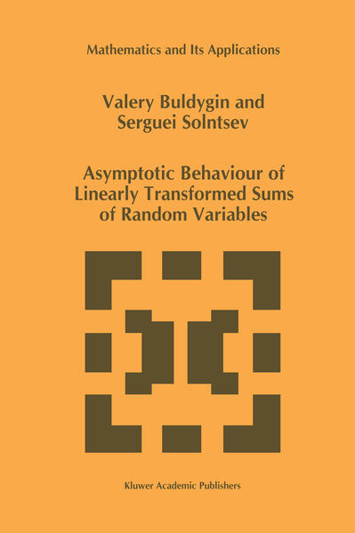 Asymptotic Behaviour of Linearly Transformed Sums of Random Variables  1997 - Buldygin, V.V. und Serguei Solntsev