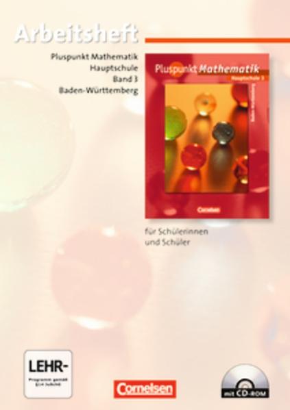 Pluspunkt Mathematik - Baden-Württemberg - Bisherige Ausgabe / Band 3 - Arbeitsheft mit Lösungen und CD-ROM - Bamberg, Rainer, Hartmut Baumgaertner  und Matthias Felsch