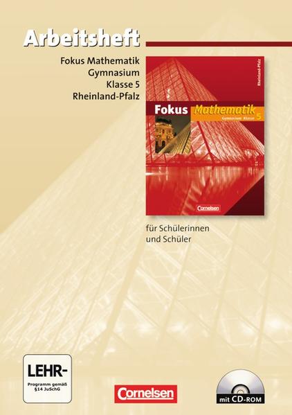 Fokus Mathematik - Rheinland-Pfalz - Bisherige Ausgabe / 5. Schuljahr - Arbeitsheft mit eingelegten Lösungen und CD-ROM