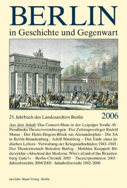 Berlin in Geschichte und Gegenwart - Schaper, Uwe und Werner Breunig