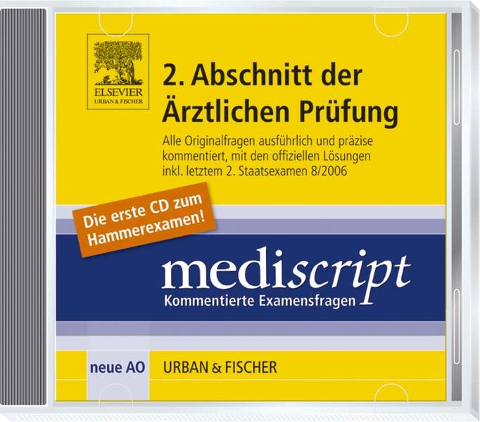 Mediscript Hammerexamen CD-ROM 8/06 GK2 und GK3 3/01 - 8/06 - Vater, Jens