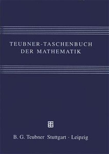 Teubner-Taschenbuch der Mathematik - Zeidler, Eberhard, Wolfgang Hackbusch  und Hans R Schwarz