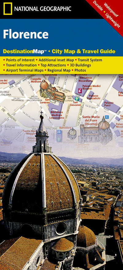 Florence National Geographic Destination Map