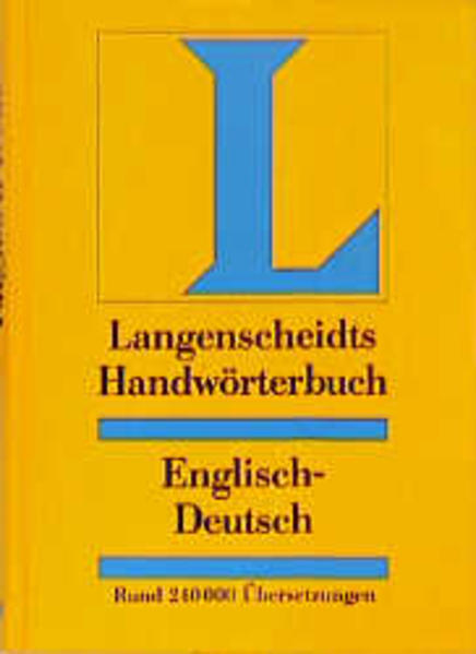 Langenscheidt Handwörterbücher Englisch-Deutsch - Messinger, Heinz