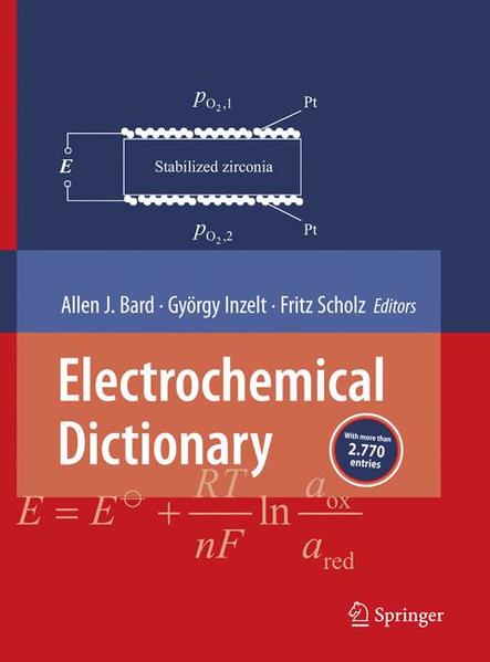 Electrochemical Dictionary  2008 - Bard, Allen J., György Inzelt  und Fritz Scholz
