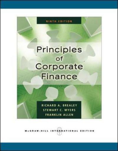 Principles of Corporate Finance - Brealey Richard, A., C. Myers Stewart  und Franklin Allen