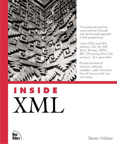 XML (INSIDE) - Holzner, Steven