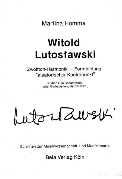 Witold Lutoslawski. Zwölfton-Harmonik, Formbildung 