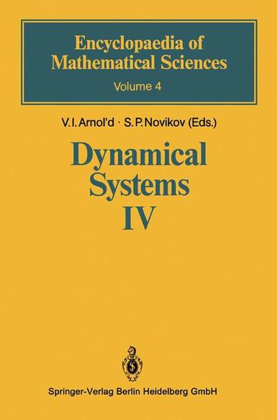 Dynamical Systems IV Symplectic Geometry and its Applications - Arnol`d, V.I., Gordon Wassermann  und V.I. Arnol`d