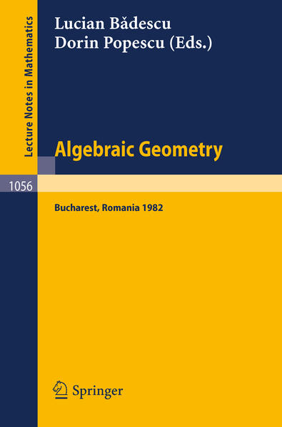 Algebraic Geometry Proceedings of the International Conference held in Bucharest, Romania, August 2–7, - Badescu, L. und D. Popescu