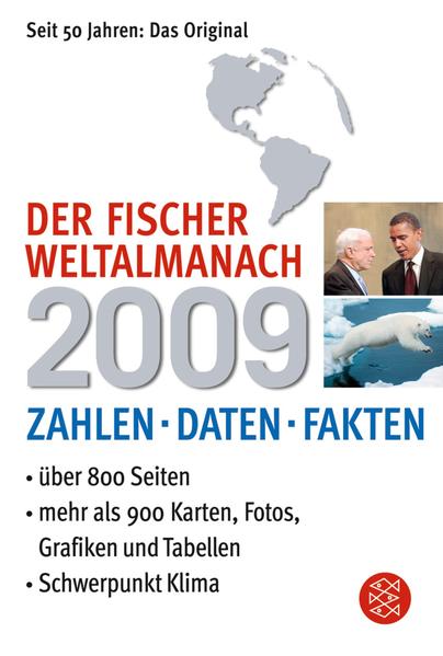 Der Fischer Weltalmanach 2009 mit CD-Rom Zahlen Daten Fakten - Redaktion Weltalmanach