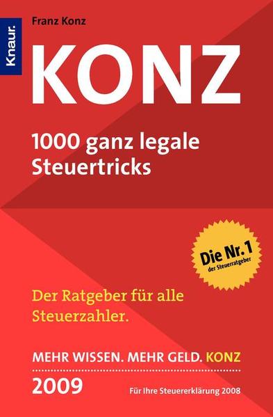 Konz 1000 ganz legale Steuertricks - Konz, Franz