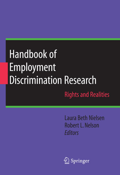 Handbook of Employment Discrimination Research Rights and Realities - Nielsen, Laura Beth und Robert L. Nelson