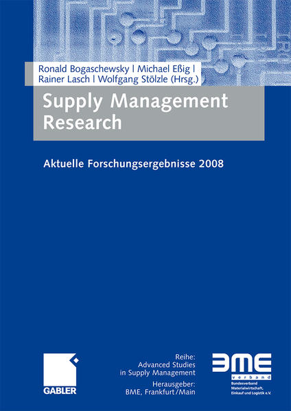 Supply Management Research Aktuelle Forschungsergebnisse 2008 - Bogaschewsky, Ronald, Michael Eßig  und Rainer Lasch