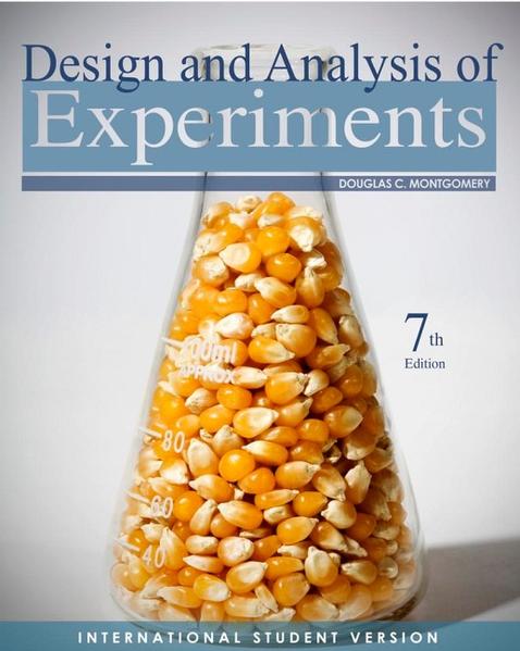 Design and Analysis of Experiments International Student Version - Montgomery, Douglas C.