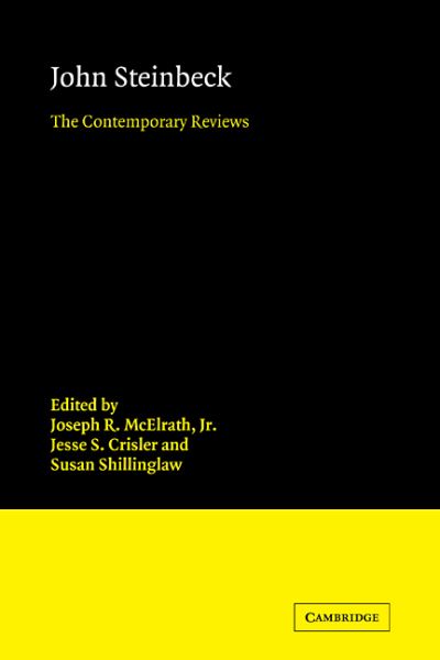 John Steinbeck: The Contemporary Reviews (American Critical Archives, Band 8) - Joseph
