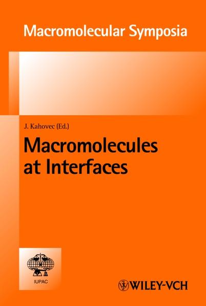 Macromolecules at Interfaces - Kahovec, Jaroslav