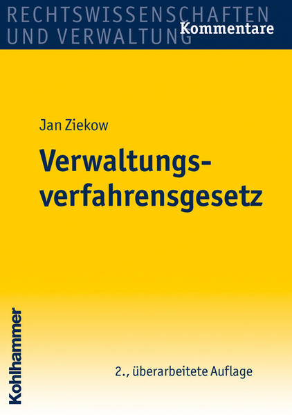 Verwaltungsverfahrensgesetz  2. Auflage - Ziekow, Jan