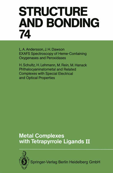 Metal Complexes with Tetrapyrrole Ligands II - Andersson, Laura A., Johann W. Buchler  und John H. Dawson