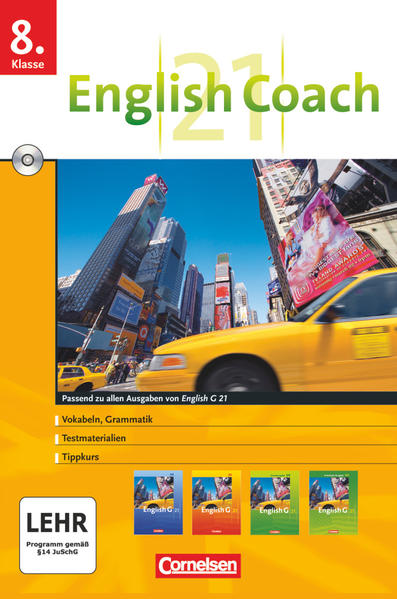 English G 21 - English Coach 21 (zu allen Ausgaben) - Lernsoftware für zu Hause - Band 4: 8. Schuljahr English Coach 21 - DVD-ROM