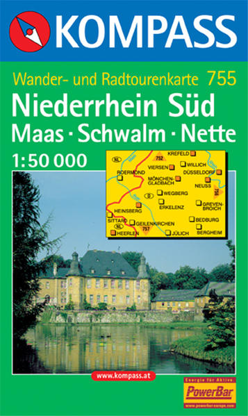 Niederrhein Süd /Maas /Schwalm /Nette Mit Radwegen. 1:50000