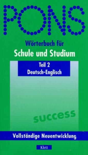 PONS Wörterbuch für Schule und Studium Deutsch-Englisch - Arnim, Christian von