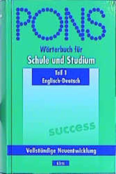 PONS Wörterbuch für Schule und Studium Englisch-Deutsch - Agbaria, Evelyn