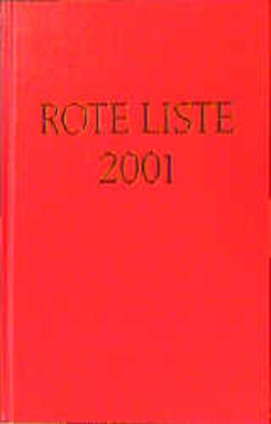 Rote Liste 2001 Arzneimittelverzeichnis für Deutschland (einschliesslich EU-Zulassungen und bestimmter Medizinprodukte) - Rote Liste® Service GmbH
