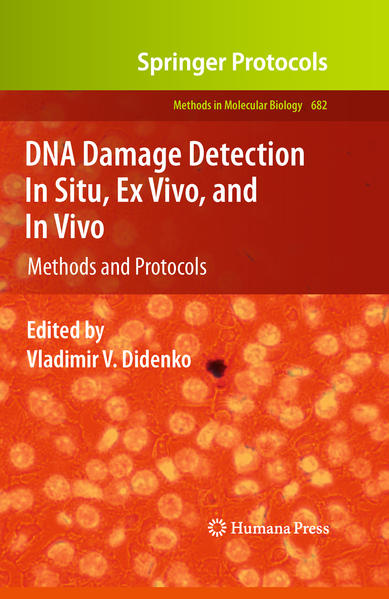 DNA Damage Detection In Situ, Ex Vivo, and In Vivo Methods and Protocols - Didenko, Vladimir V.