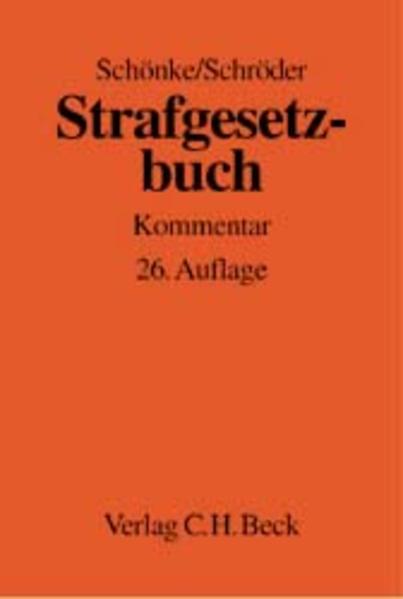 Strafgesetzbuch Kommentar - Schönke, Adolf, Horst Schröder  und Theodor Lenckner