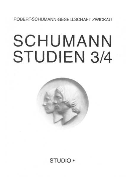 Schumann-Studien 3/4 - Schoppe, Martin, Richard Holz  und Bodo Bischoff