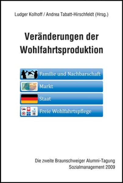 Veränderungen der Wohlfahrtsproduktion Die zweite Braunschweiger Alumni-Tagung Sozialmanagement 2009 - Kolhoff, Ludger und Andrea Tabatt-Hirschfeldt