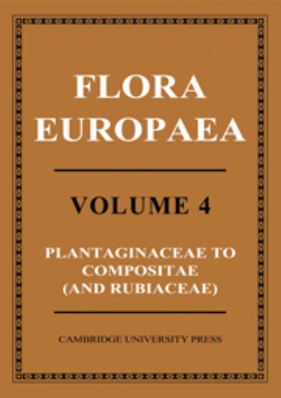 Flora Europaea 5 Volume Paperback Set: Flora Europaea - Tutin T., G., H. Heywood V. A. Burges N.  u. a.